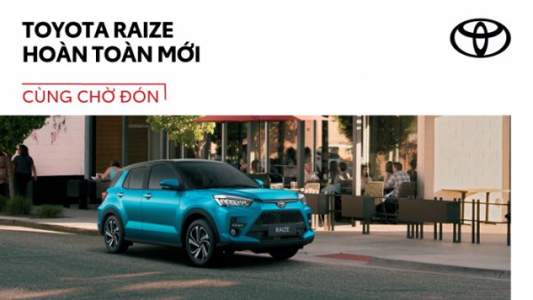 Toyota Raize hoàn toàn mới mẫu SUV