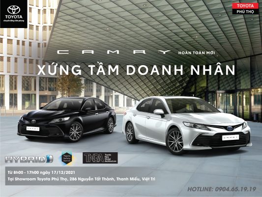 Toyota Việt Nam chính thức giới thiệu Toyota Camry hoàn toàn mới