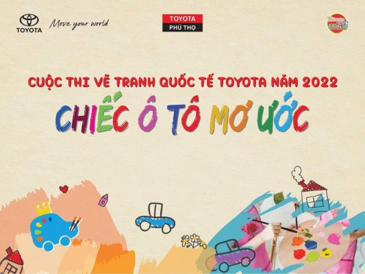 Phát động cuộc thi vẽ tranh Quốc tế Toyota: "Chiếc ô tô mơ ước"