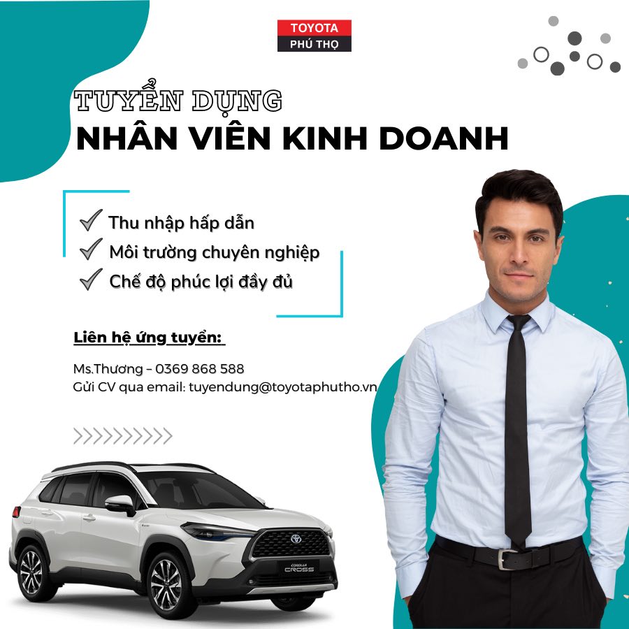 Tuyển dụng nhân viên kinh doanh ô tô