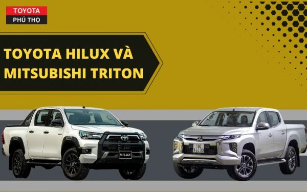 Toyota Hilux và Mitsubishi