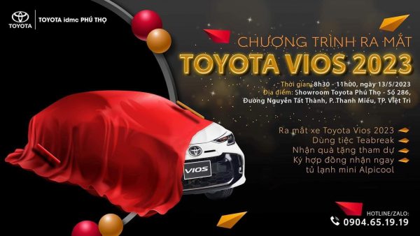 Ra mắt siêu phẩm quốc dân Toyota Vios 2023