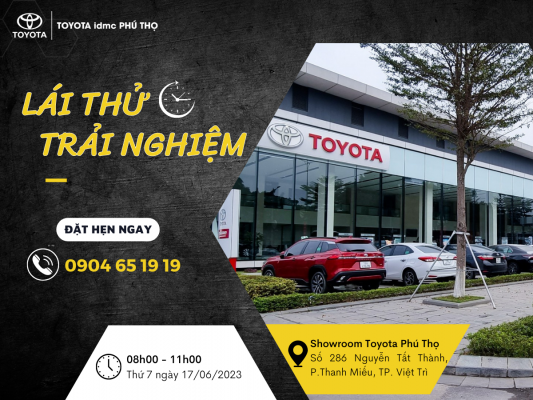 Sự kiện lái thử và cảm nhận xe Toyota