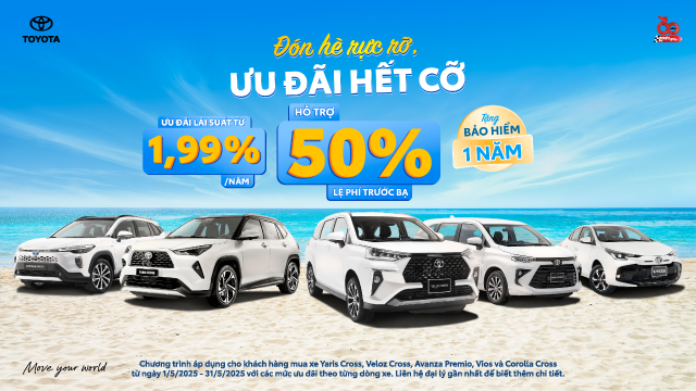 Khuyến mại bán hàng tháng 5/2025