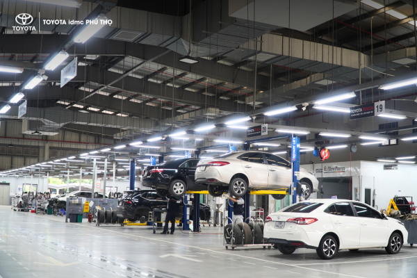 Minh chung cho chat luong cua xuong dich vu Toyota Phu Tho uy tin.