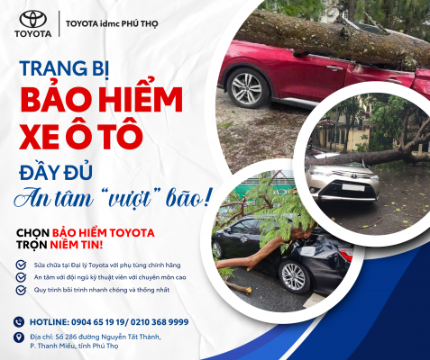 Dịch vụ cứu hộ 24/7, một trong những quyền lợi vượt trội của gói Bảo hiểm Toyota tại Phú Thọ.