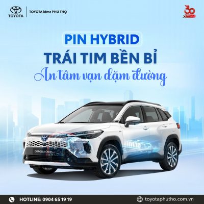 Khối pin Toyota Hybrid chính hãng với thiết kế nhỏ gọn và an toàn