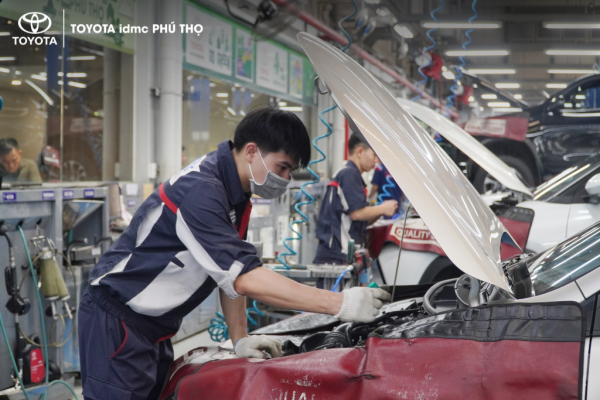 Bảo dưỡng xe sau kỳ nghỉ lễ giúp xe vận hành bền bỉ và an toàn tại Toyota Sure Phú Thọ