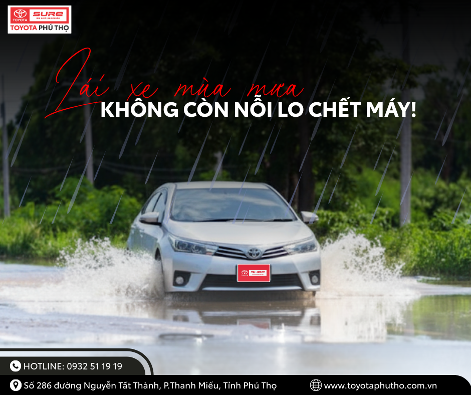 Kinh nghiệm lái xe an toàn trên đường ngập giúp tránh chết máy mùa mưa