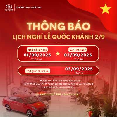 lich nghi le 2.9 - Toyota Phú Thọ