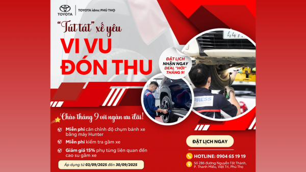 zalo OA 3 - Toyota Phú Thọ