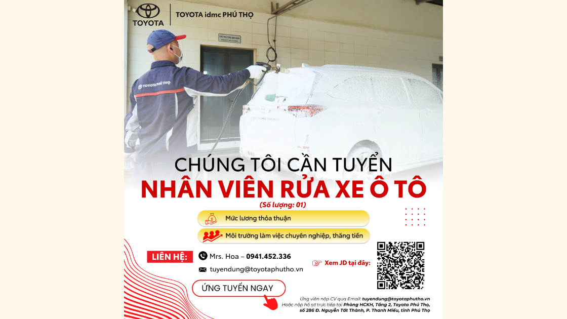 zalo OA 4 - Toyota Phú Thọ
