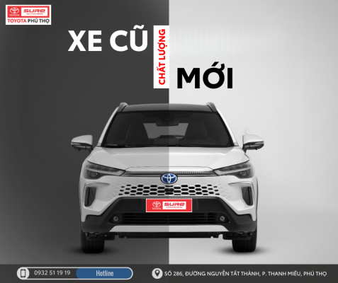 3 CAM KẾT VÀNG TẠO NÊN SỰ KHÁC BIỆT | Toyota Sure Phú Thọ - Xe Cũ Chính Hãng, An Tâm Như Xe Mới