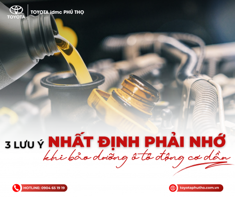 BẢO DƯỠNG Ô TÔ MÁY DẦU: 3 LƯU Ý QUAN TRỌNG GIÚP XE LUÔN BỀN BỈ 1 Bảo dưỡng ô tô máy dầu đúng cách giúp động cơ vận hành bền bỉ