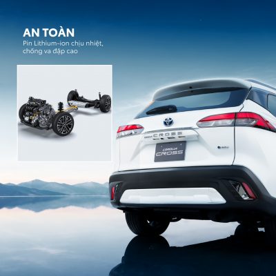 Corolla Cross Hybrid – Công nghệ Hybrid bền bỉ cho cuộc sống thảnh thơi 2 Toyota Corolla Cross Hybrid cùng thông tin bảo hành pin Hybrid 10 năm và chương trình hỗ trợ tài chính ưu đãi.