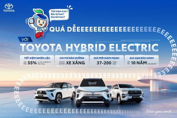 Toyota Hybrid Electric – Khi công nghệ Hybrid giúp mọi thứ trở nên dễ dàng hơn 1 Toyota Hybrid Electric vận hành trong đô thị với công nghệ Hybrid tiết kiệm nhiên liệu và trải nghiệm lái hiện đại.