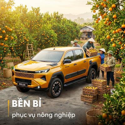 TOYOTA HILUX – CỘNG SỰ BỀN BỈ CHO MỌI NGÀNH CÔNG NGHIỆP 2 Toyota Hilux đồng hành cùng doanh nghiệp địa phương