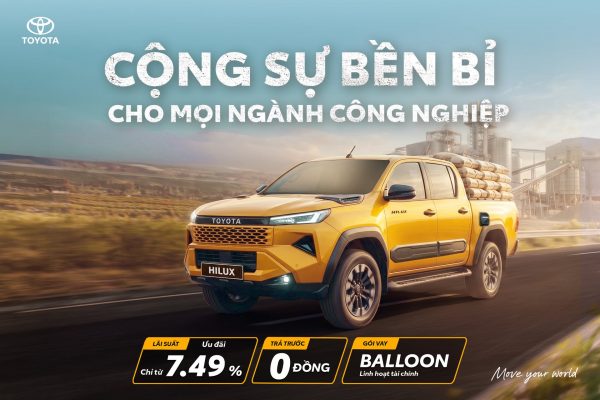 TOYOTA HILUX – CỘNG SỰ BỀN BỈ CHO MỌI NGÀNH CÔNG NGHIỆP 1 Toyota Hilux tại Toyota Phú Thọ
