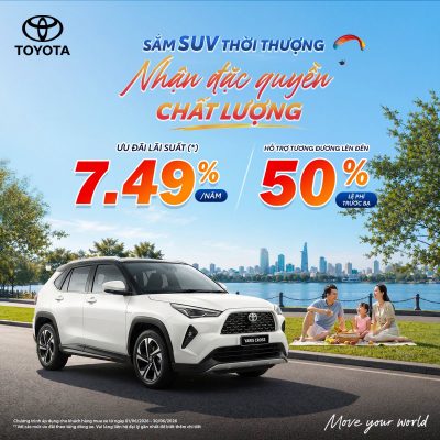 SUV TOYOTA THỜI THƯỢNG – NHẬN ĐẶC QUYỀN THÁNG 6 CHẤT LƯỢNG 1 SUV Toyota thời thượng ưu đãi tháng 6