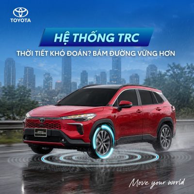 Triết lý Durability Toyota – Bí quyết tạo nên độ bền vượt thời gian 2 Hệ thống kiểm soát lực kéo TRC trong Durability Toyota