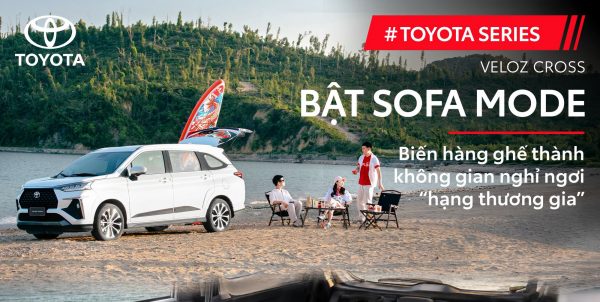 Toyota Veloz Cross có gì đặc biệt? Khám phá Sofa Mode – Biến khoang xe thành không gian nghỉ ngơi thoải mái 2 Toyota Veloz Cross 7 chỗ, không gian nội thất rộng rãi