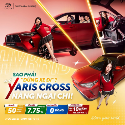 TOYOTA YARIS CROSS – TỰ TIN CẦM LÁI TRÊN MỌI HÀNH TRÌNH 1 Toyota Yaris Cross trang bị Toyota Safety Sense mang đến trải nghiệm lái an toàn tại Toyota Phú Thọ.